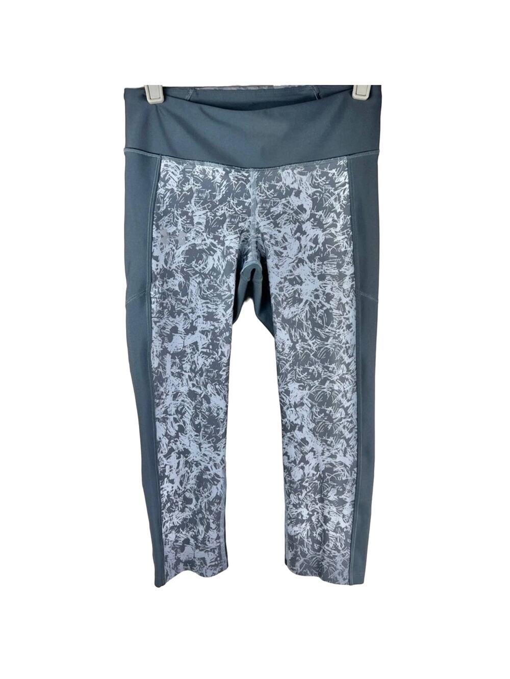 Under Armour Grey Capri Tights S HeatGear Print